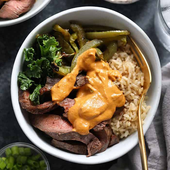 Deconstructed Philly Cheesesteak Bowls: Healthy & Versatile